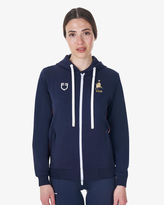 FELPA CON CAPPUCCIO EQUESTRO X FISE