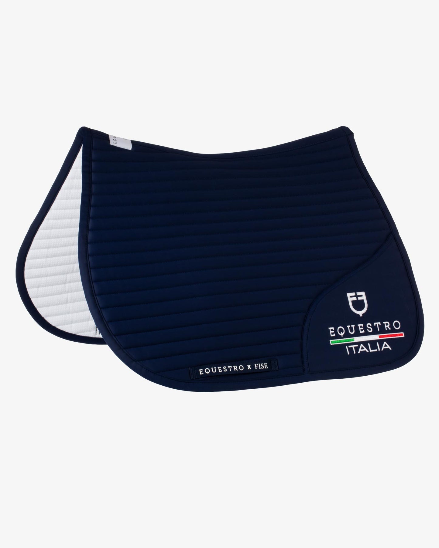 SOTTOSELLA + CUFFIETTA CON LOGO RICAMATO NAVY