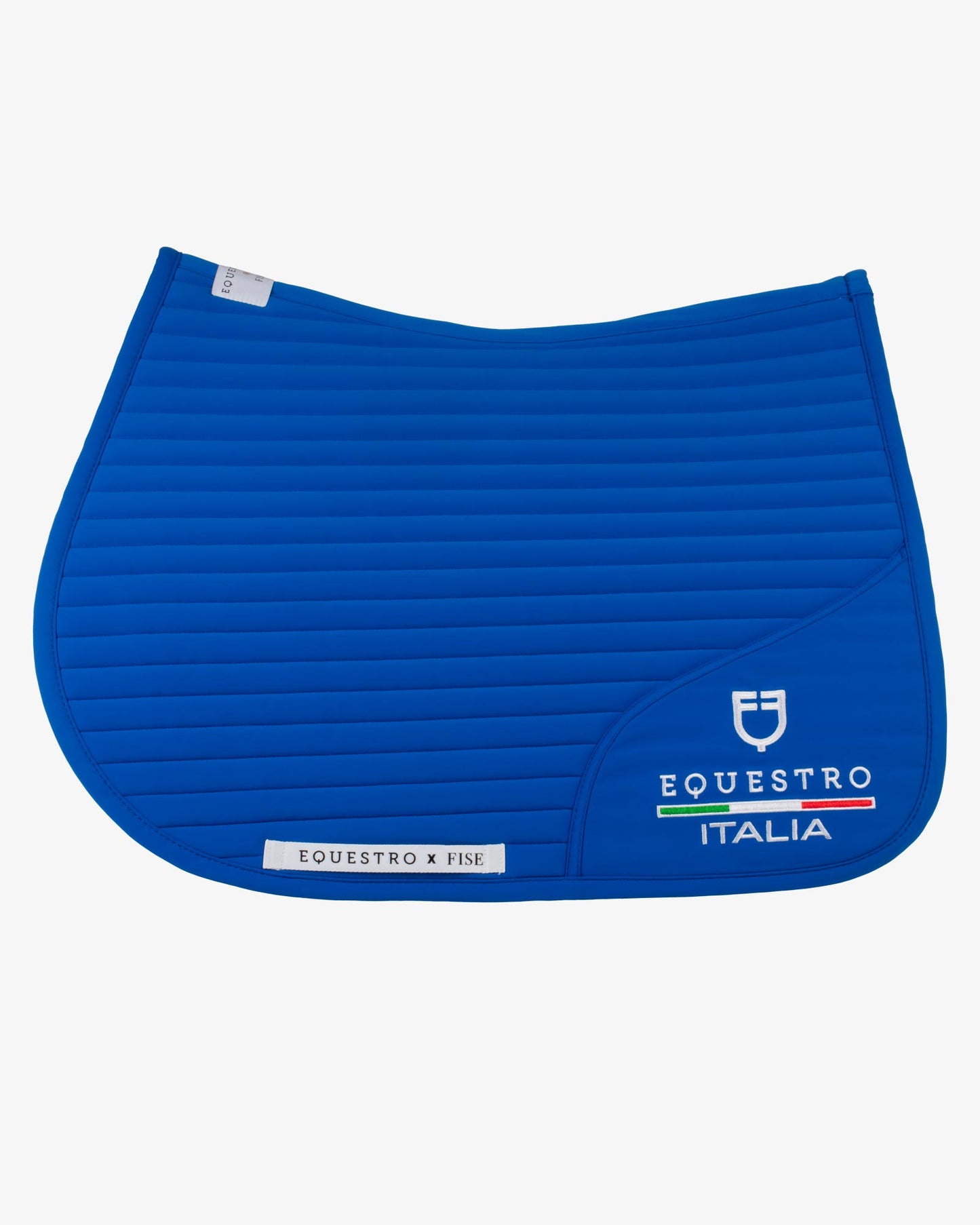 SOTTOSELLA + CUFFIETTA CON LOGO RICAMATO AZZURRO SAVOIA