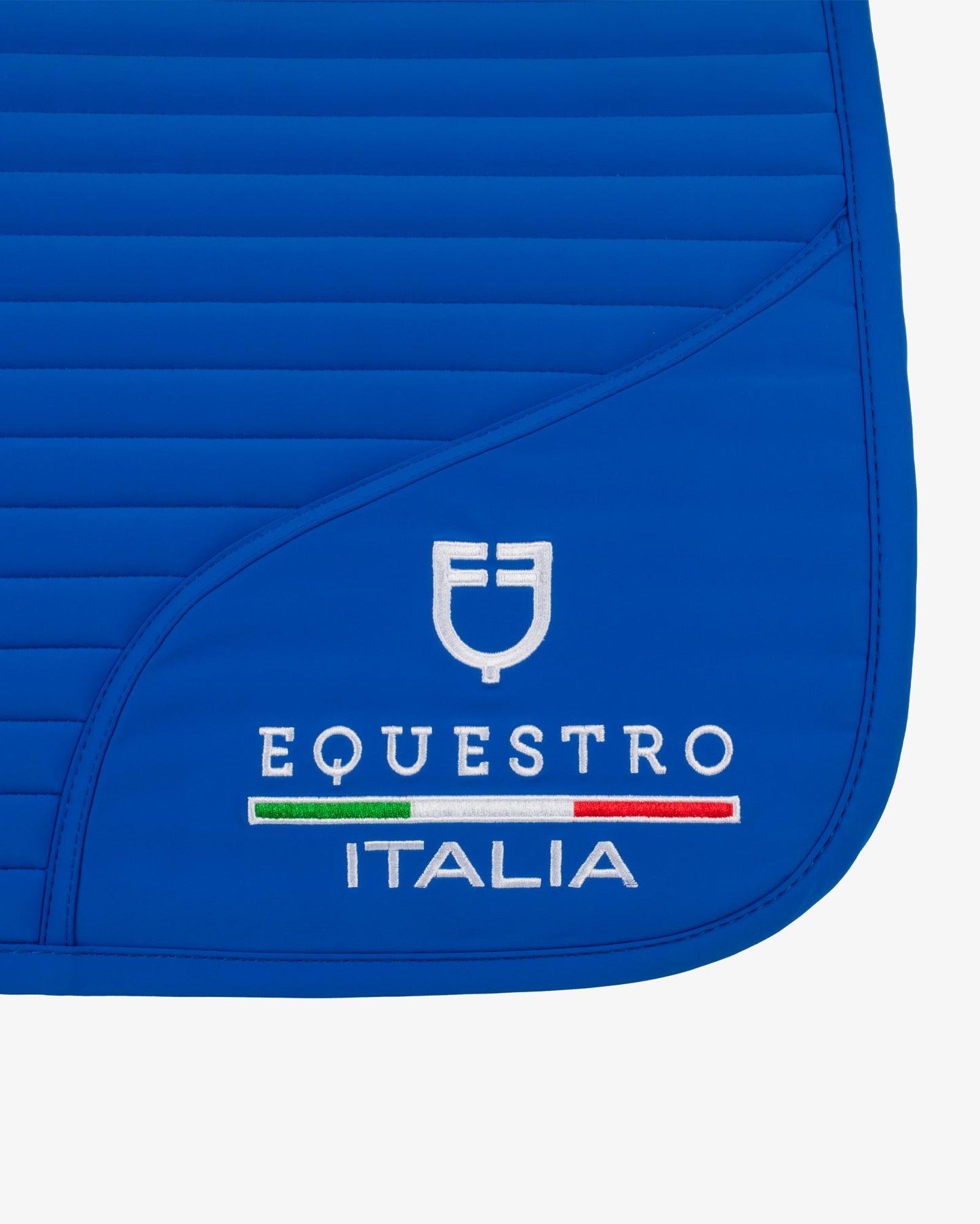 SOTTOSELLA + CUFFIETTA CON LOGO RICAMATO AZZURRO SAVOIA