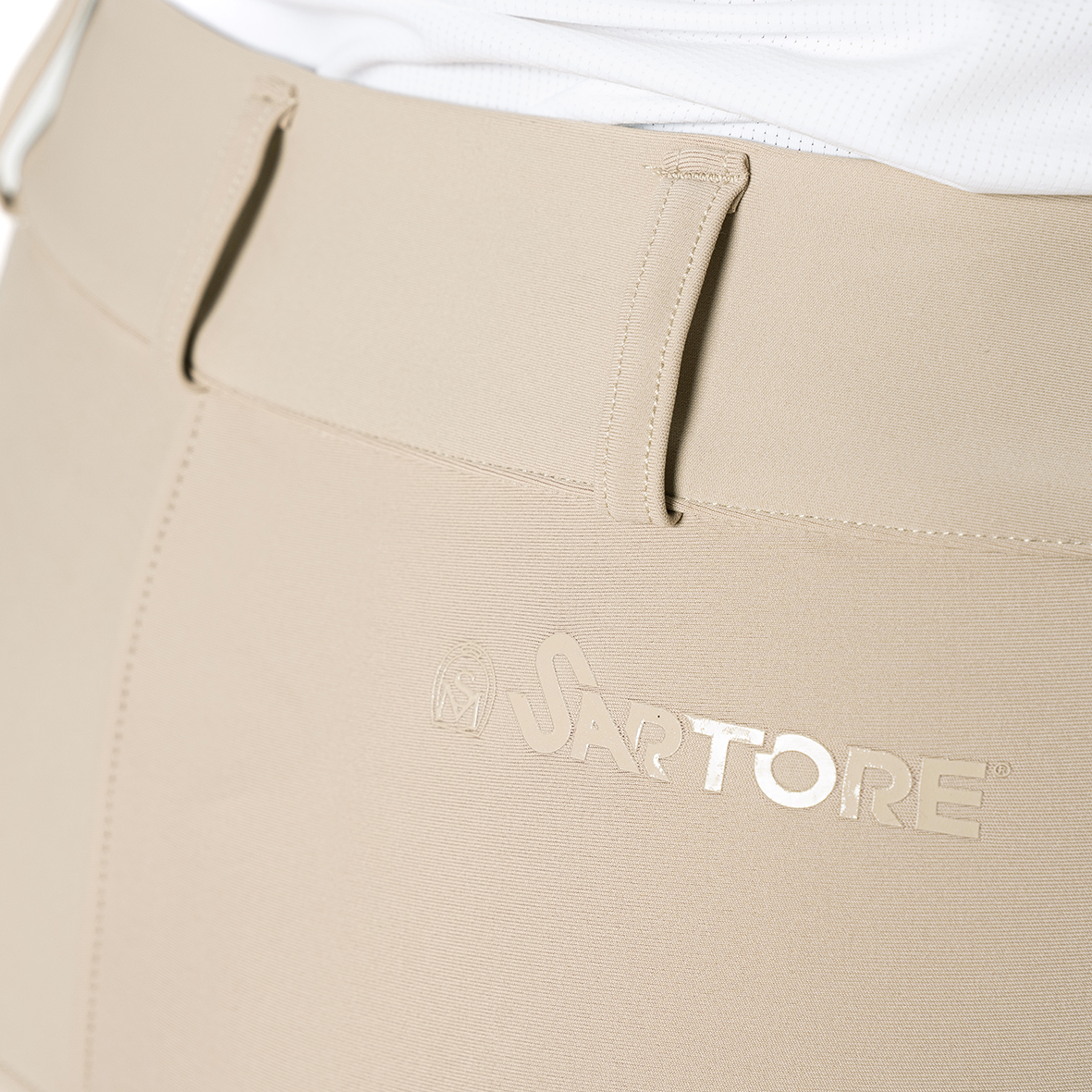 EVO - PANTALONI SARTORE JUNIOR IN TESSUTO TECNICO BEIGE