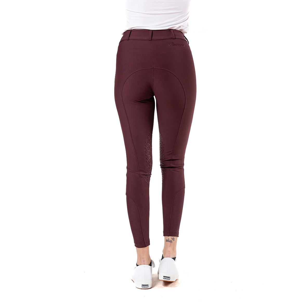 EVO - PANTALONI SARTORE DONNA IN TESSUTO TECNICO BORDEAUX