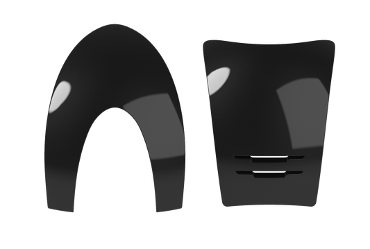 SCATOLA INSERTI ANTERIORE + POSTERIORE POLISH 2 NERO