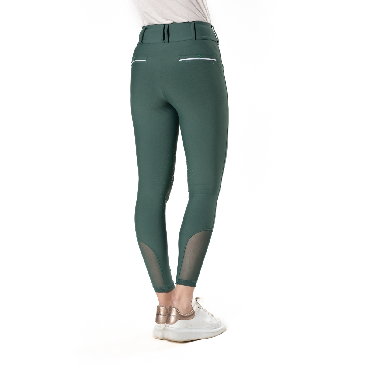 PANTALONI D•ISTINTO ORCHIDEA CON GRIP AL GINOCCHIO