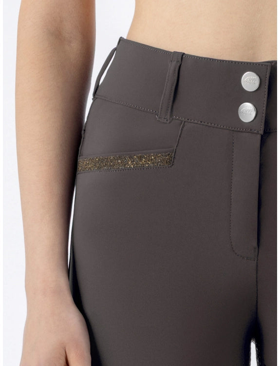 CRYSTALEF - PANTALONI DONNA A VITA ALTA FULL GRIP