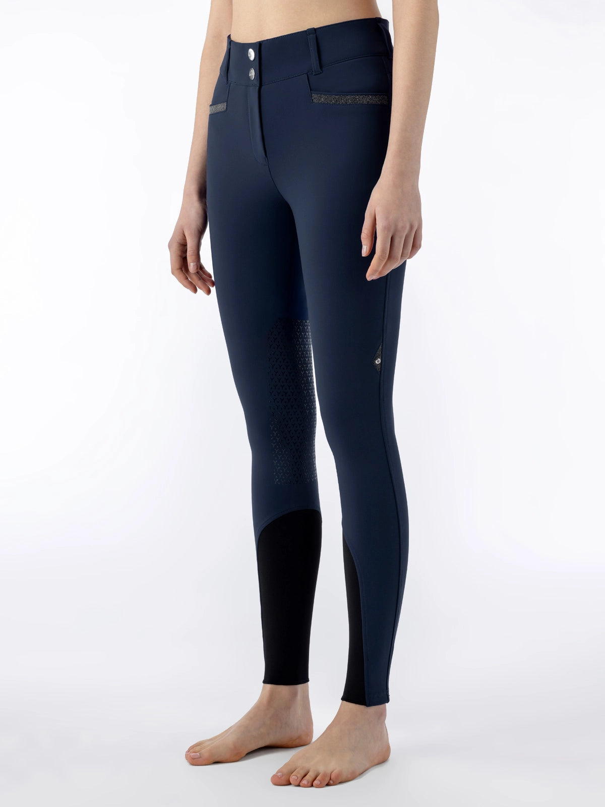 CRYSTALEK - PANTALONI DONNA A VITA ALTA