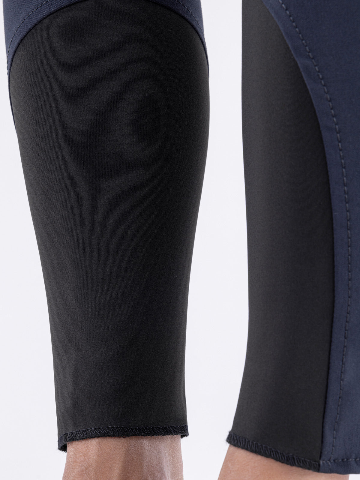 BOSTON – PANTALONE DONNA BLU CON TOPPA AL GINOCCHIO