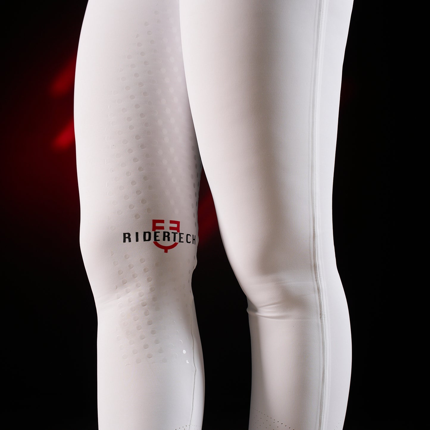 LEGGINGS BIANCHI FULL GRIP RIDERTECH A VITA ALTA