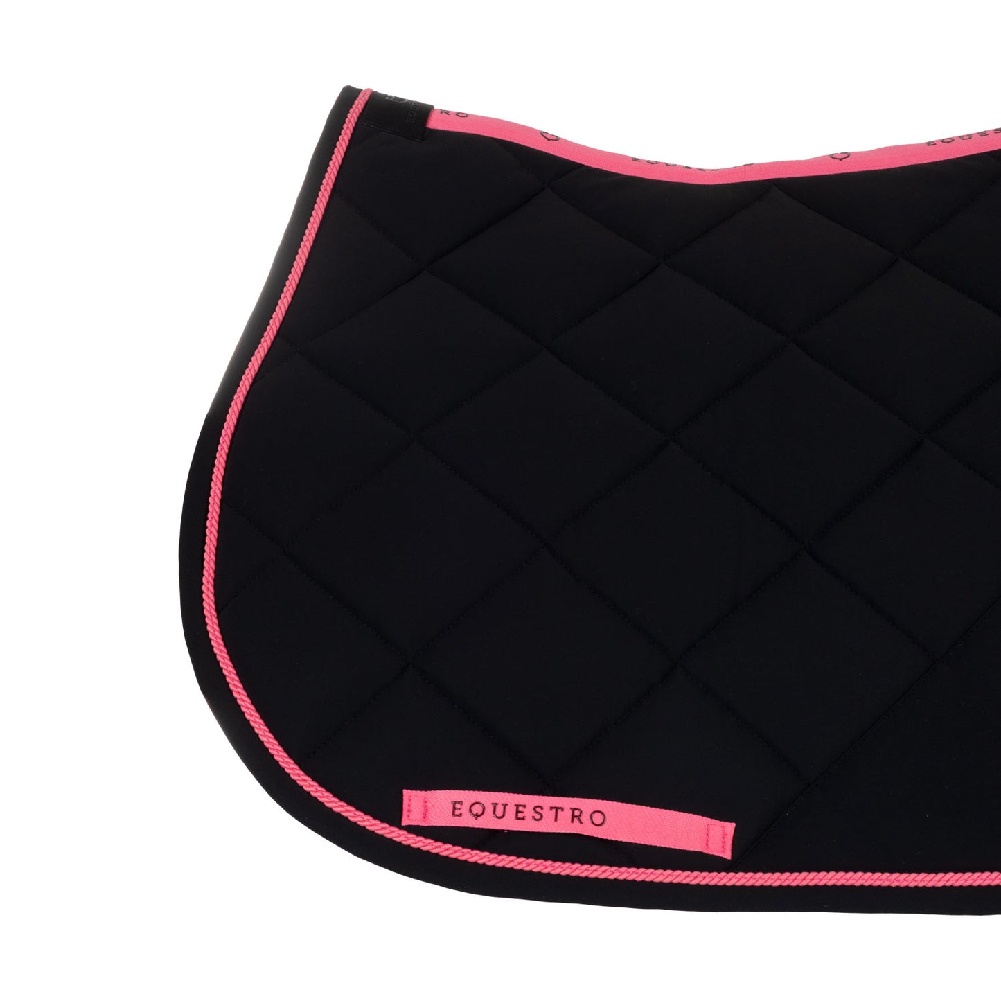 SOTTOSELLA + CUFFIETTA CON LOGO IN SPUGNA BLACK/HONEYSUCKLE