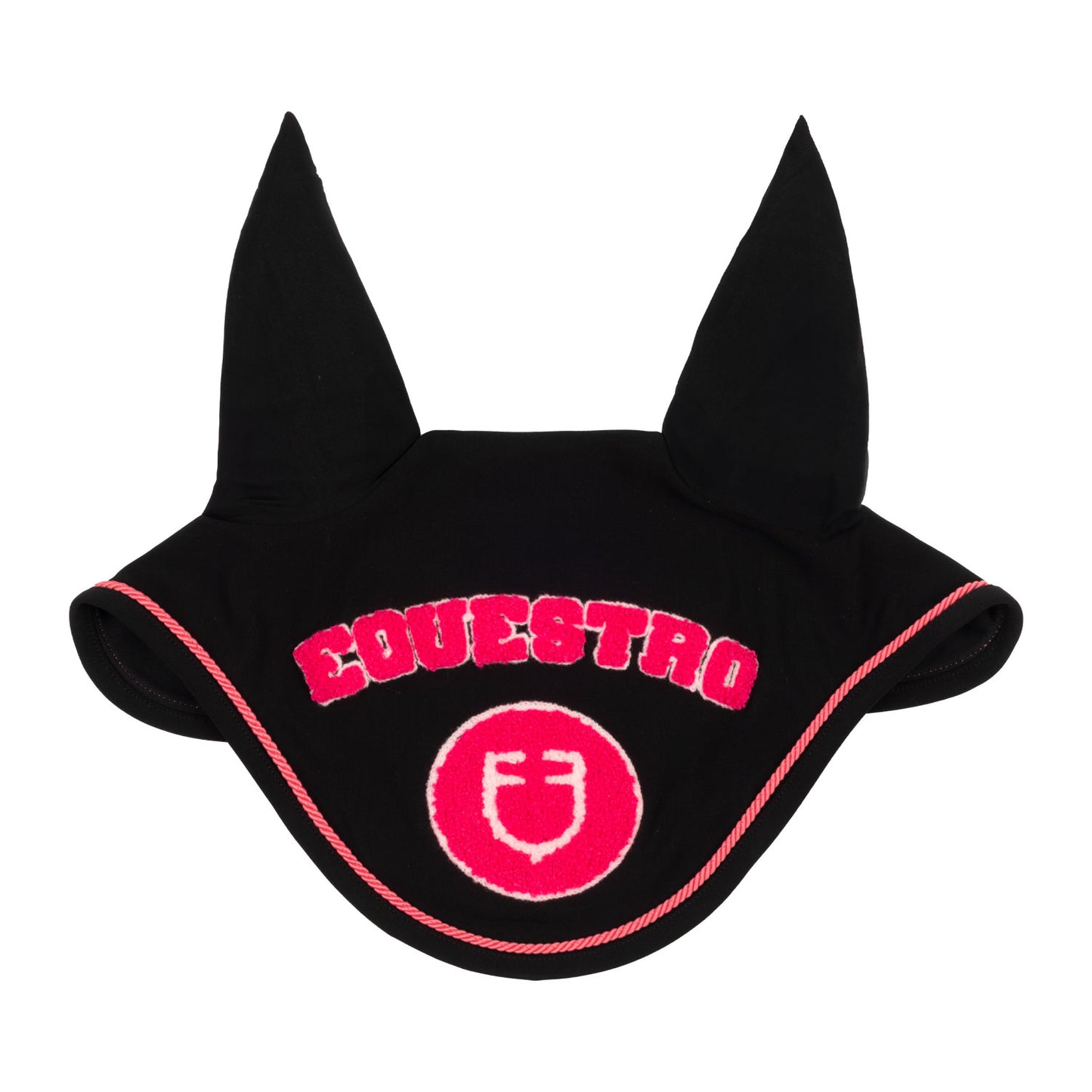 SOTTOSELLA + CUFFIETTA CON LOGO IN SPUGNA BLACK/HONEYSUCKLE