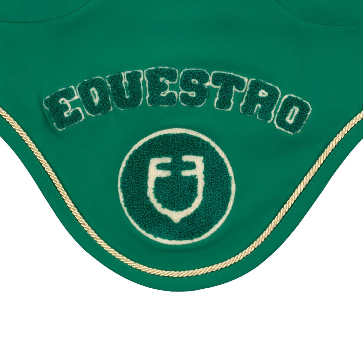 SOTTOSELLA + CUFFIETTA CON LOGO IN SPUGNA ULTRAMARINE GREEN