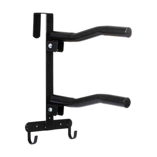 PORTASELLA DOPPIO PIEGHEVOLE IN METALLO CON GANCI