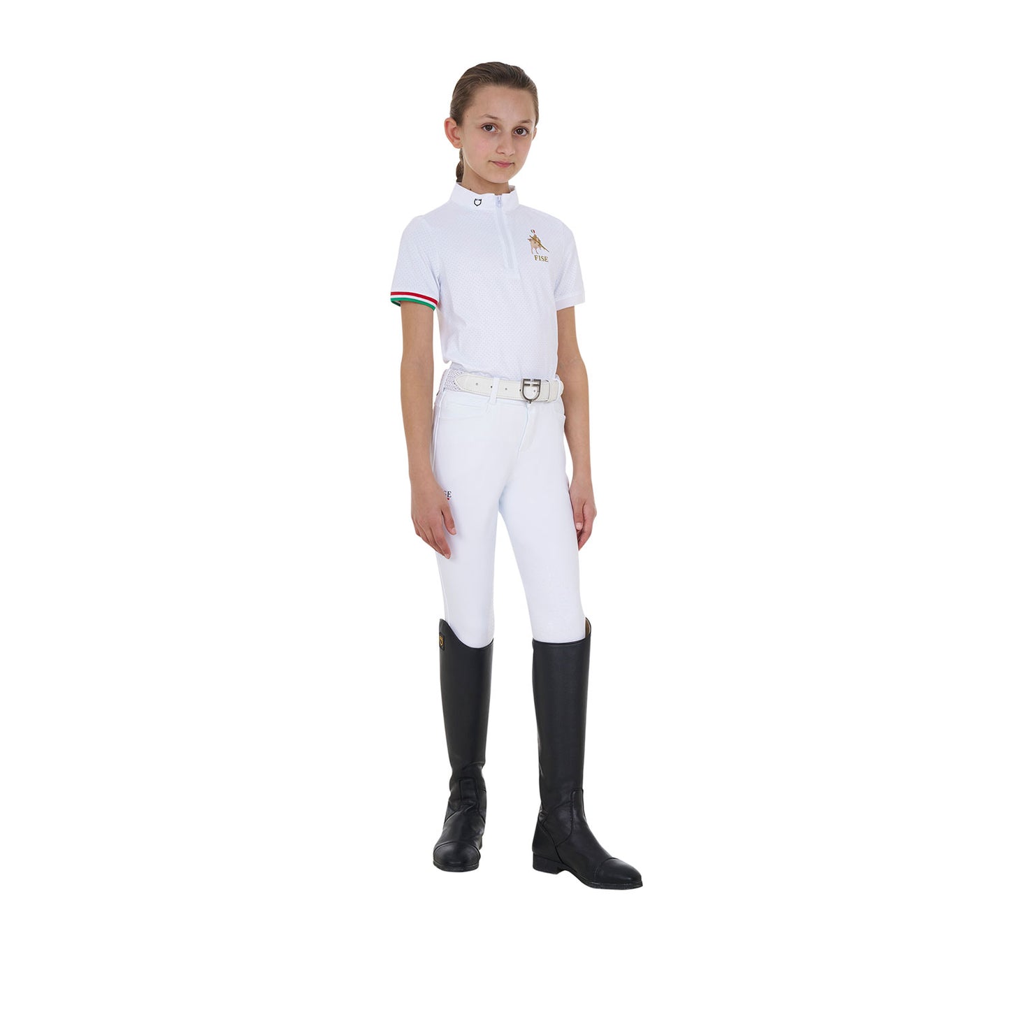POLO DA CONCORSO CON ZIP