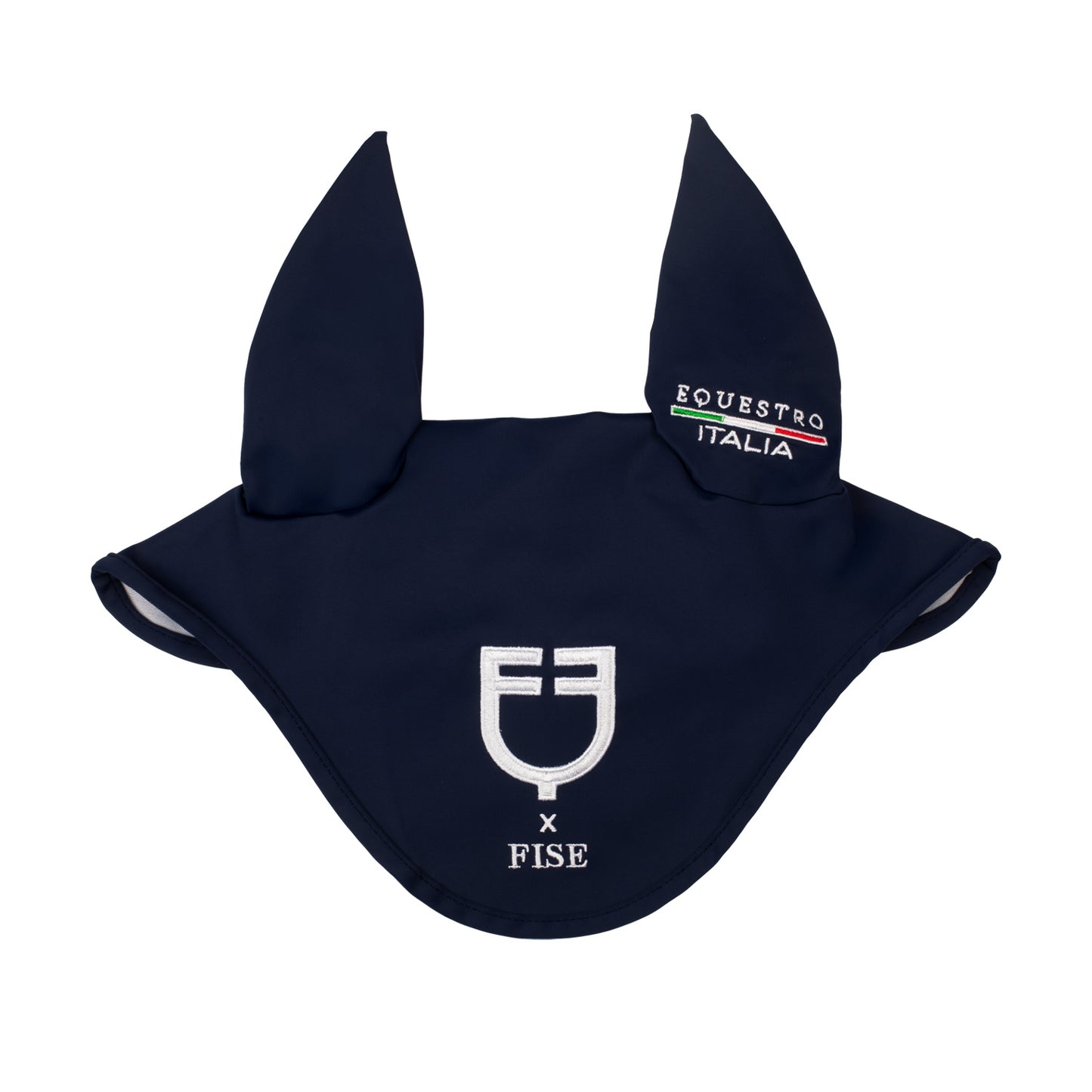 SOTTOSELLA + CUFFIETTA CON LOGO RICAMATO NAVY
