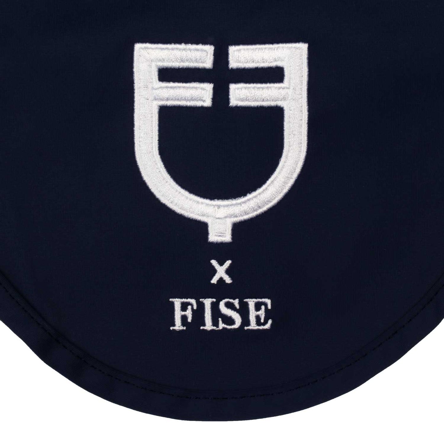 SOTTOSELLA + CUFFIETTA CON LOGO RICAMATO NAVY