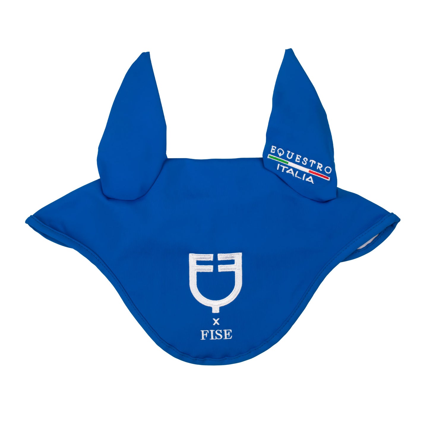 SOTTOSELLA + CUFFIETTA CON LOGO RICAMATO AZZURRO SAVOIA