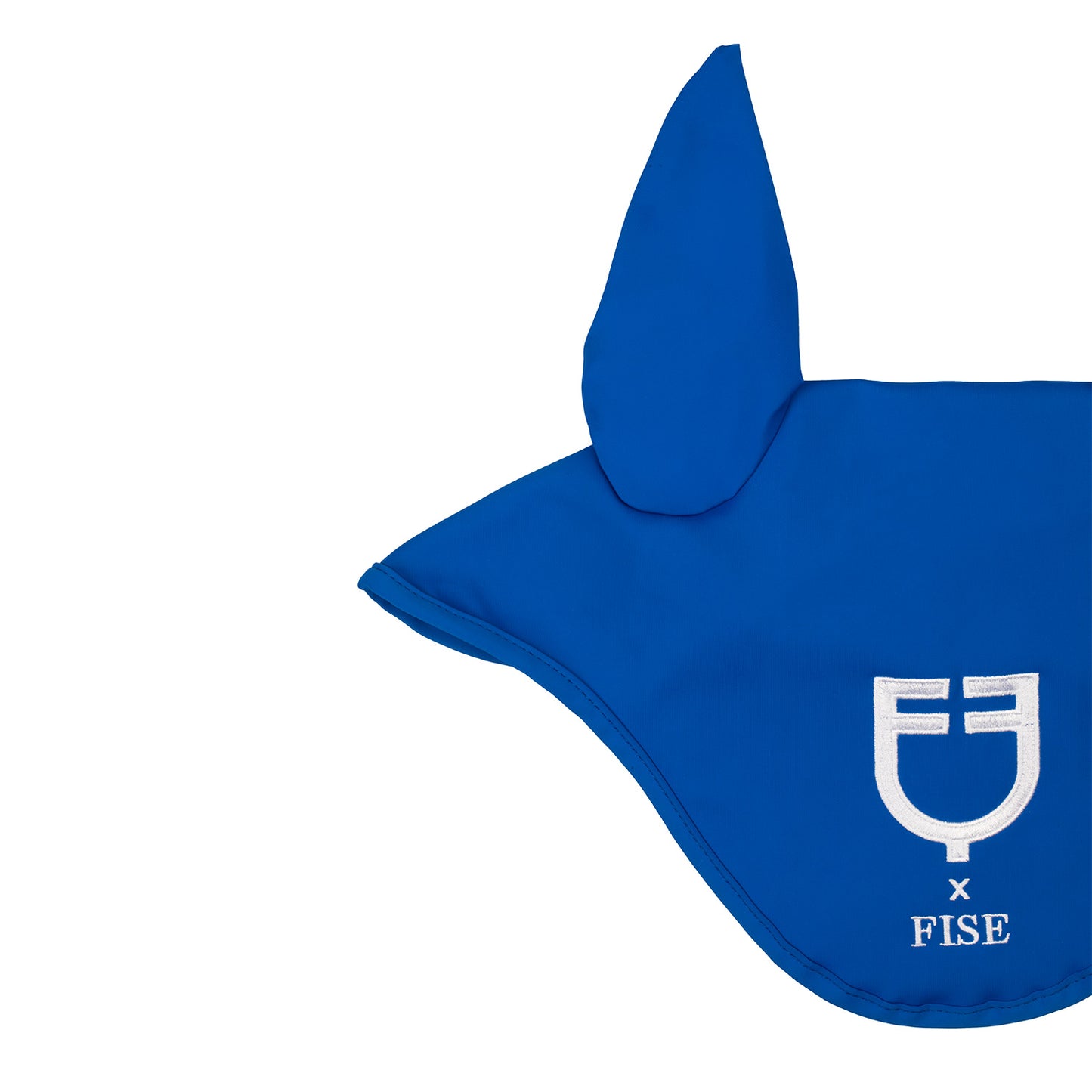 SOTTOSELLA + CUFFIETTA CON LOGO RICAMATO AZZURRO SAVOIA