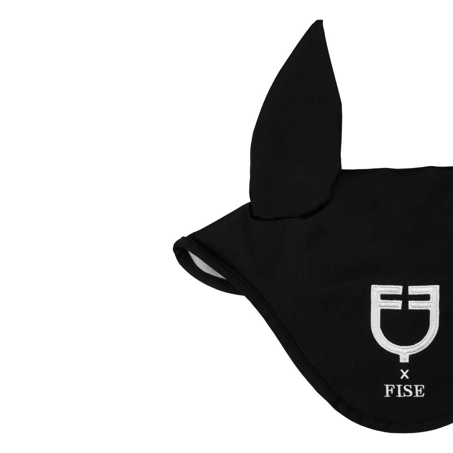 SOTTOSELLA + CUFFIETTA CON LOGO RICAMATO NERO