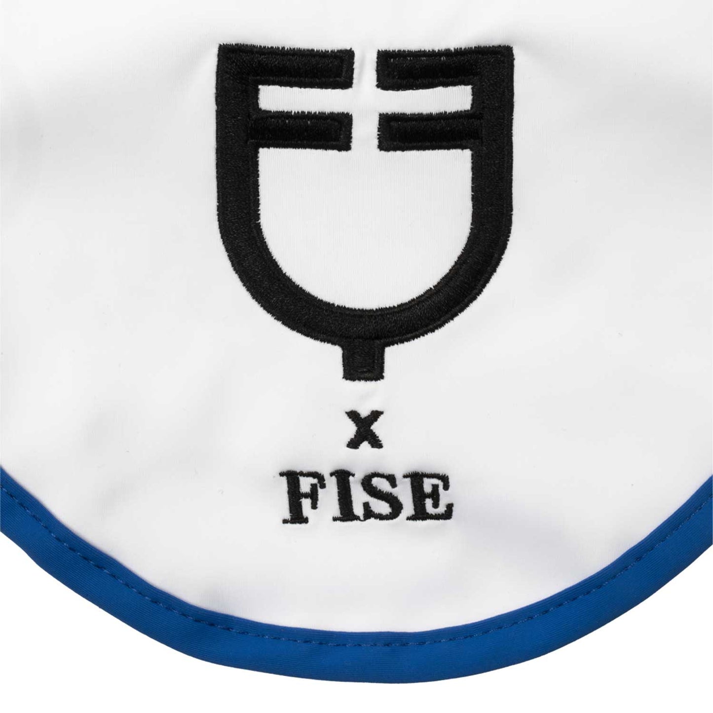 SOTTOSELLA + CUFFIETTA CON LOGO RICAMATO BIANCO