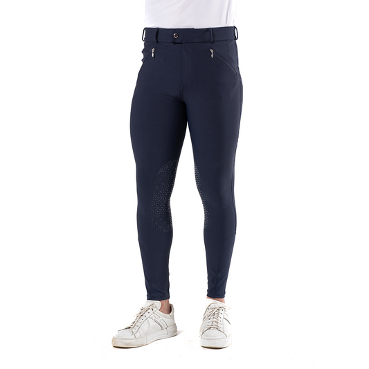 EVO - PANTALONI SARTORE UOMO IN TESSUTO TECNICO BLU