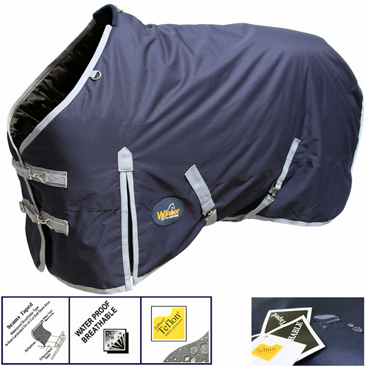 COPERTA DA PADDOCK 300G IMPERMEABILE E IMBOTTITA