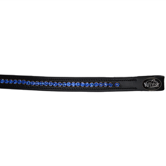 FRONTALINO CON STRASS BLU