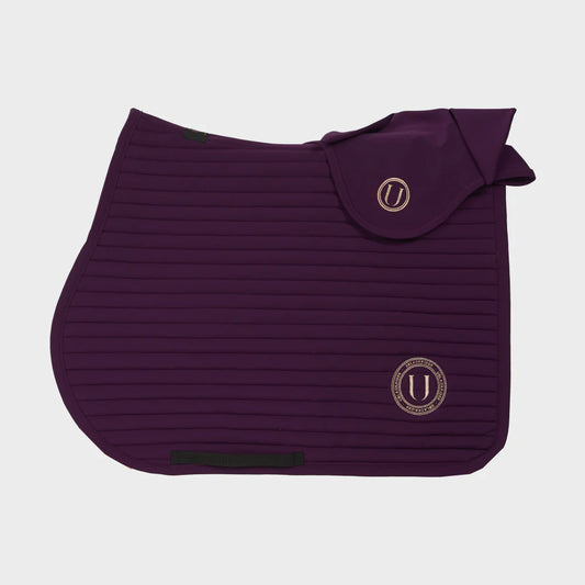 ELEGANCE - SET SOTTOSELLA E CUFFIA BURGUNDY