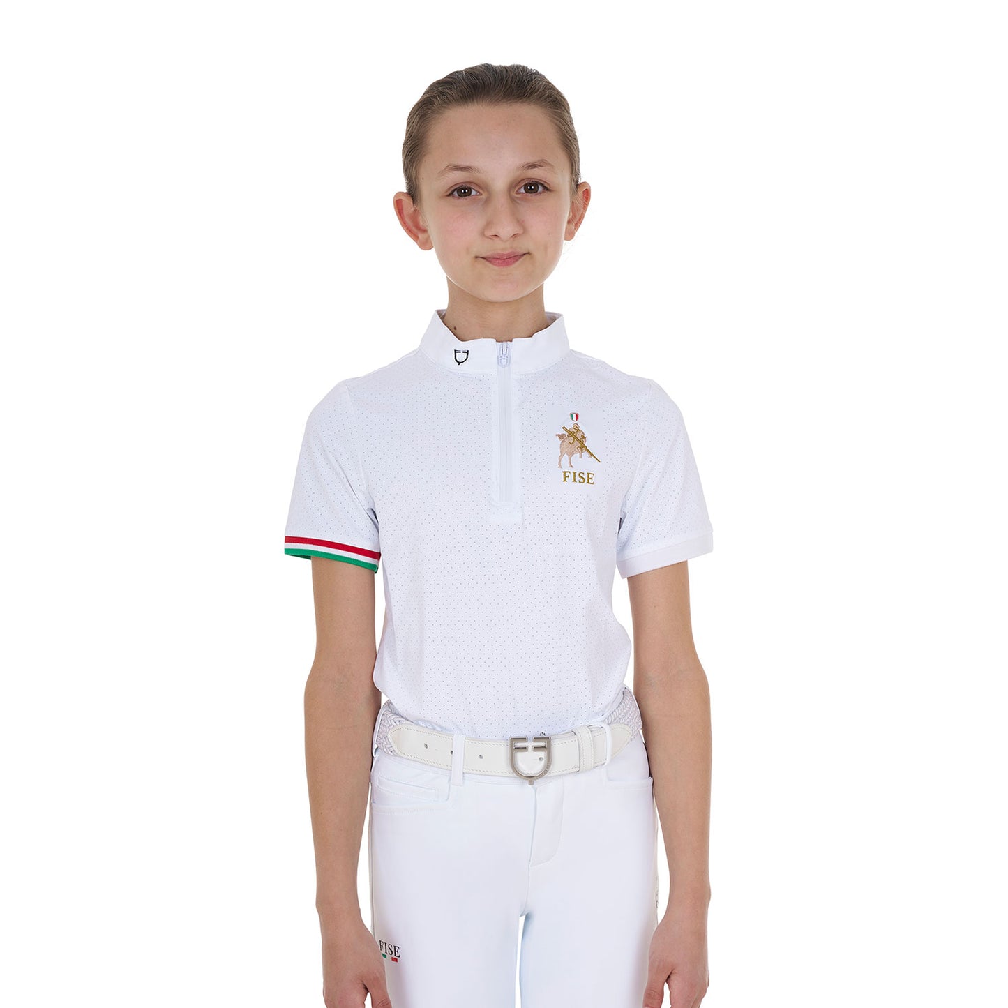 POLO DA CONCORSO CON ZIP