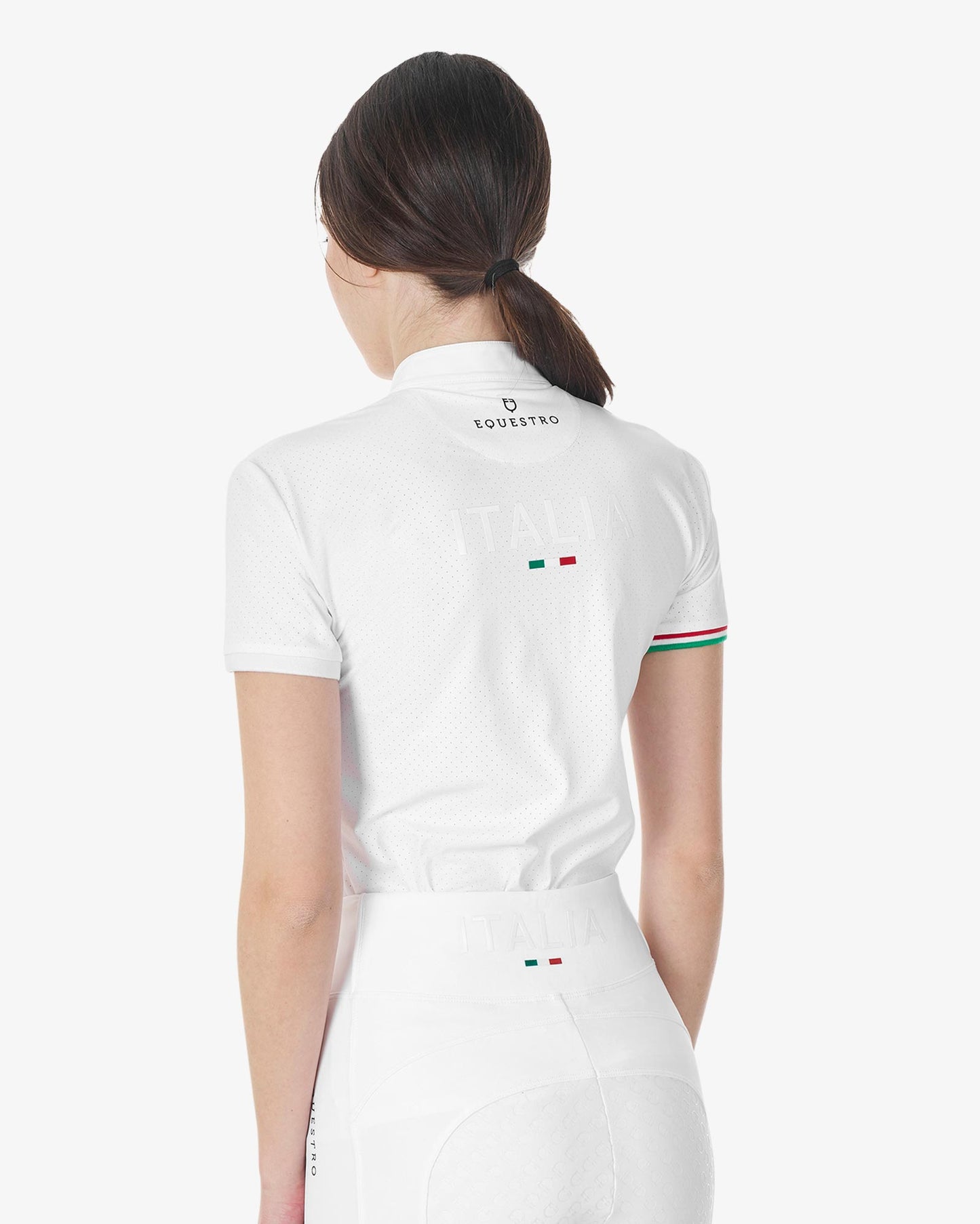 POLO DONNA DA CONCORSO ELASTICIZZATA CON ZIP
