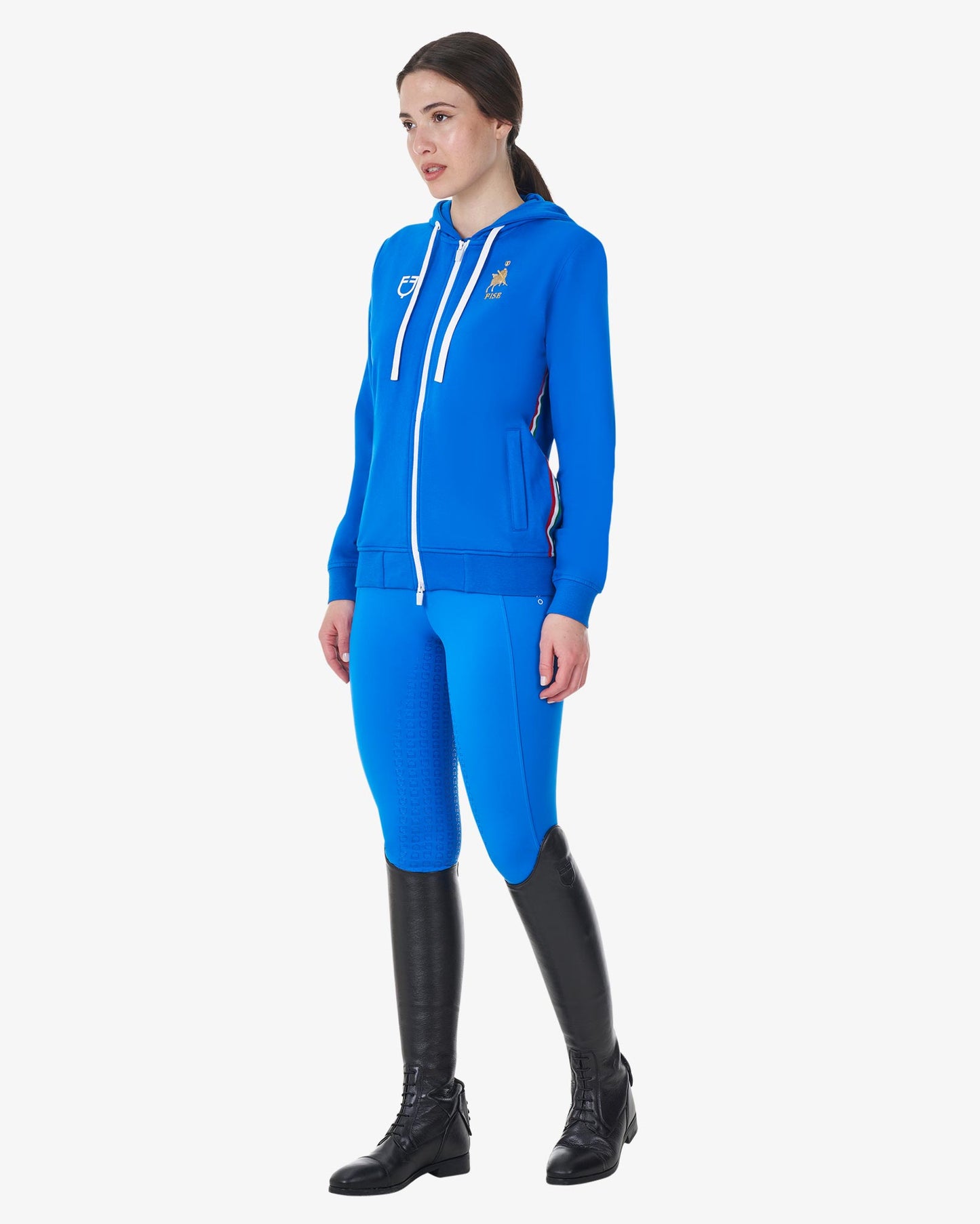 FELPA CON CAPPUCCIO EQUESTRO X FISE