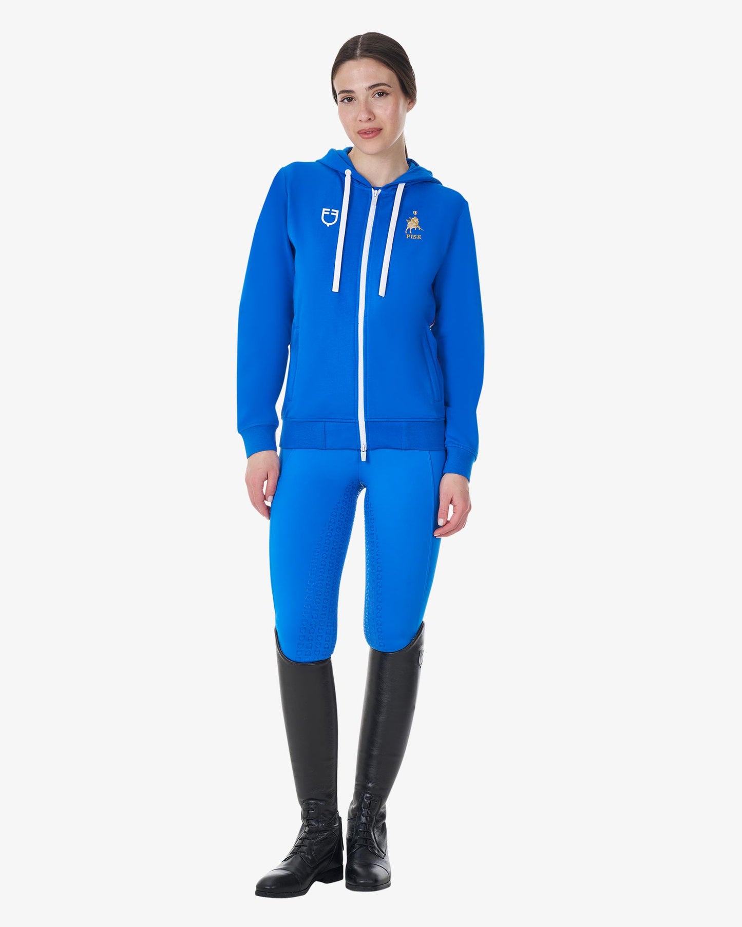 FELPA CON CAPPUCCIO EQUESTRO X FISE
