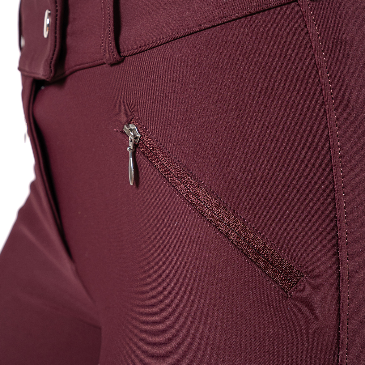 EVO - PANTALONI SARTORE DONNA IN TESSUTO TECNICO BORDEAUX