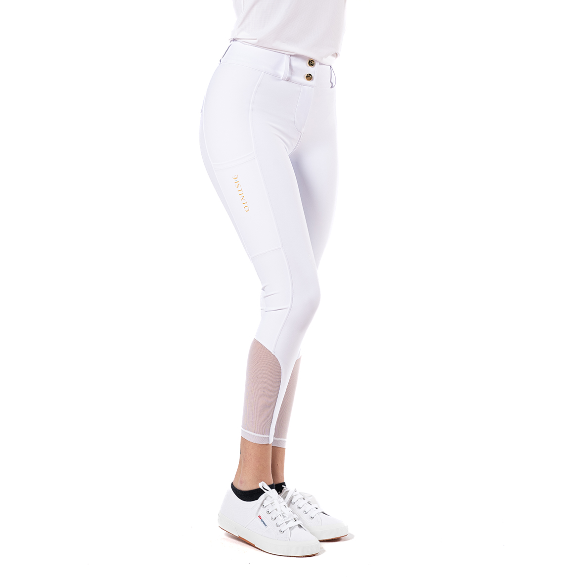 PANTALONI D•ISTINTO PEONIA BIANCHI