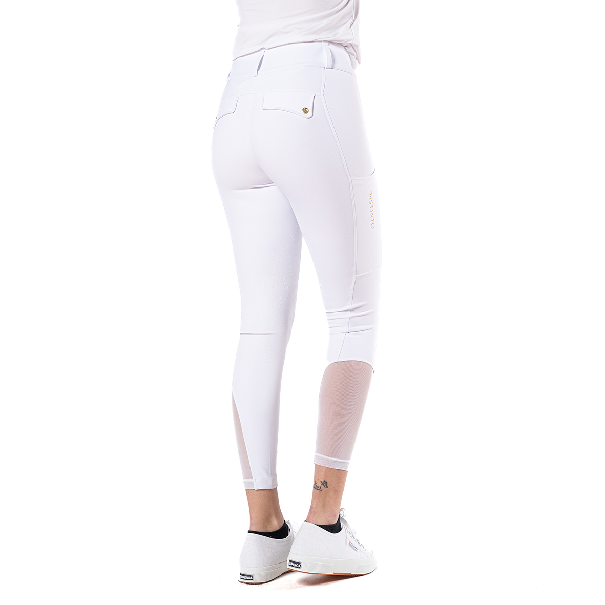 PANTALONI D•ISTINTO PEONIA BIANCHI