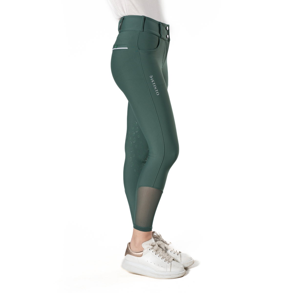 PANTALONI D•ISTINTO ORCHIDEA CON GRIP AL GINOCCHIO