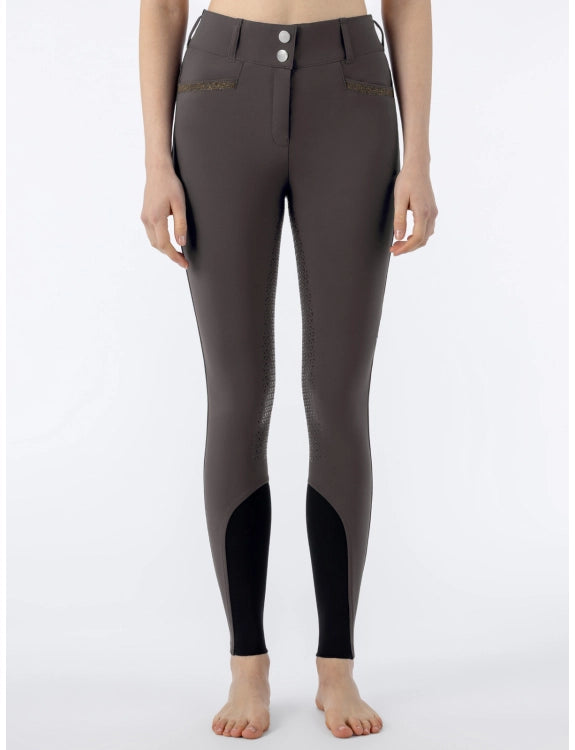 CRYSTALEF - PANTALONI DONNA A VITA ALTA FULL GRIP
