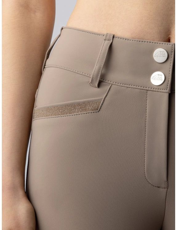 CRYSTALEF - PANTALONI DONNA A VITA ALTA FULL GRIP
