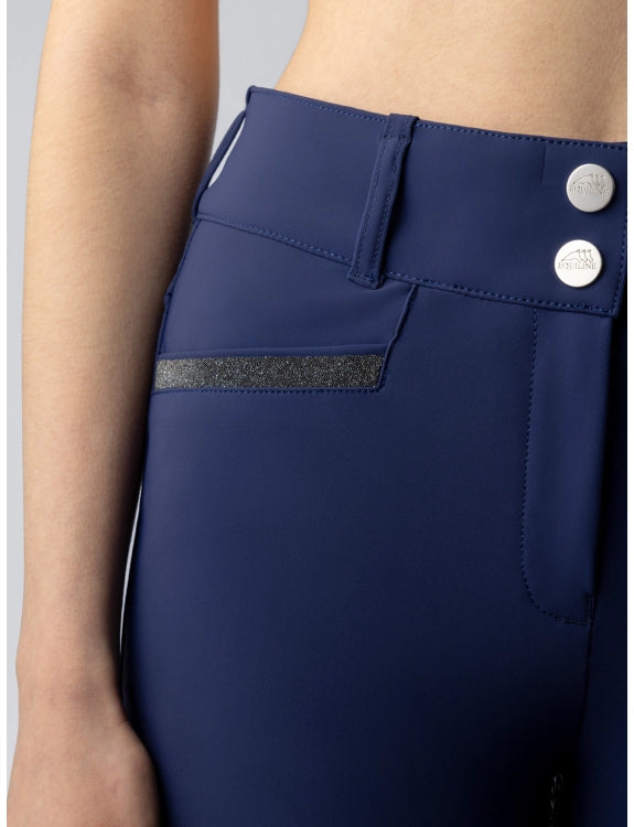 CRYSTALEF - PANTALONI DONNA A VITA ALTA FULL GRIP