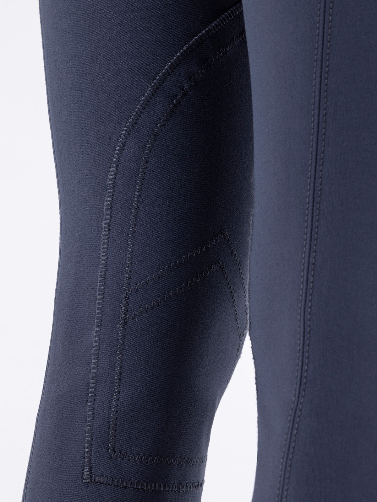 BOSTON – PANTALONE DONNA BLU CON TOPPA AL GINOCCHIO