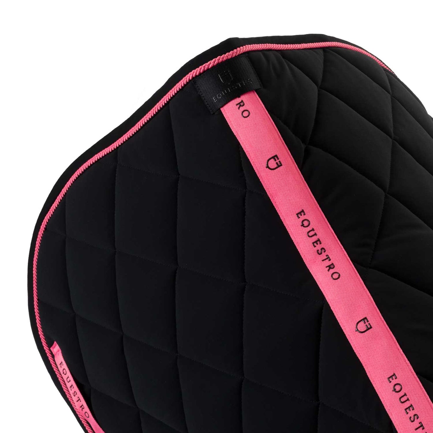 SOTTOSELLA + CUFFIETTA CON LOGO IN SPUGNA BLACK/HONEYSUCKLE