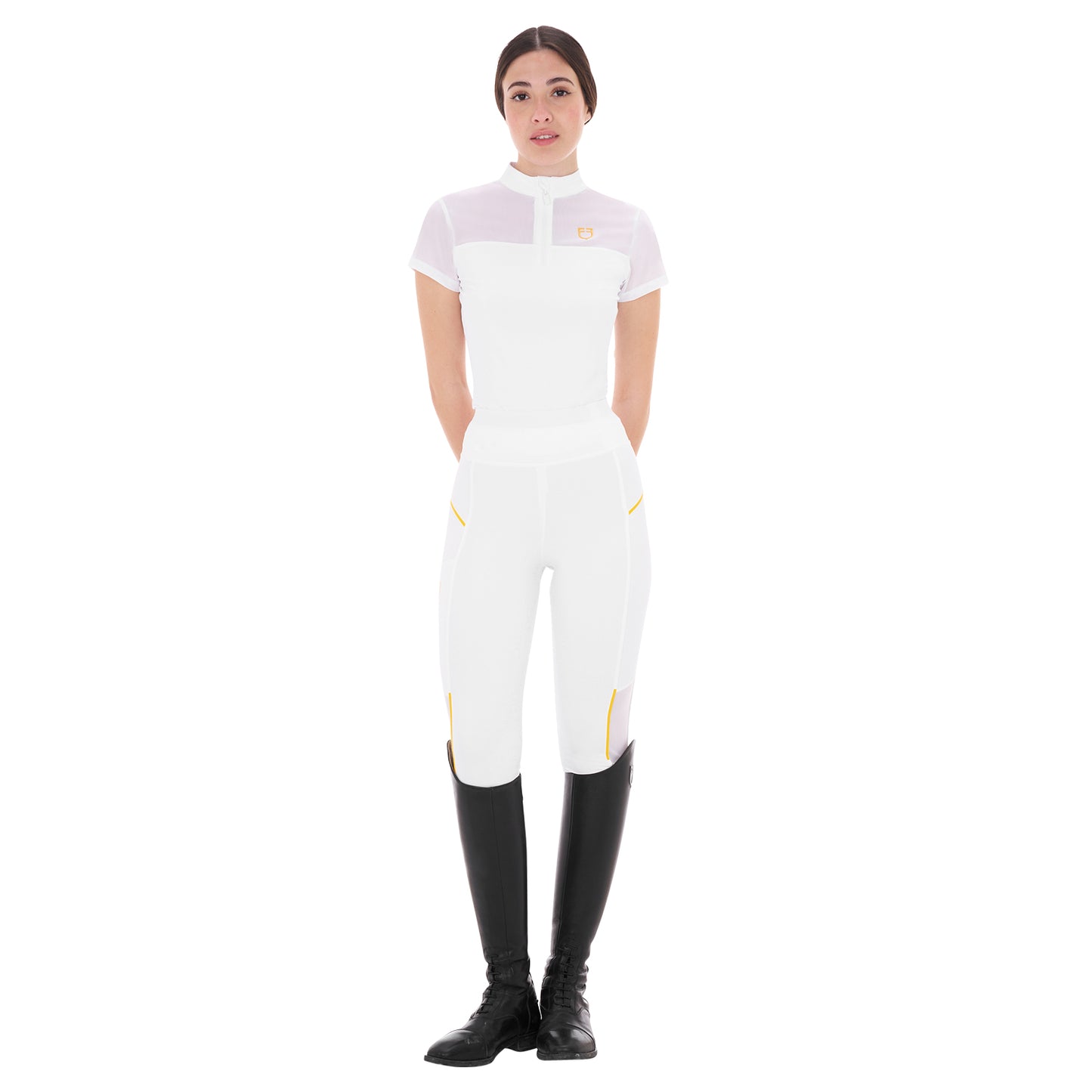 POLO CON INSERTI IN RETE