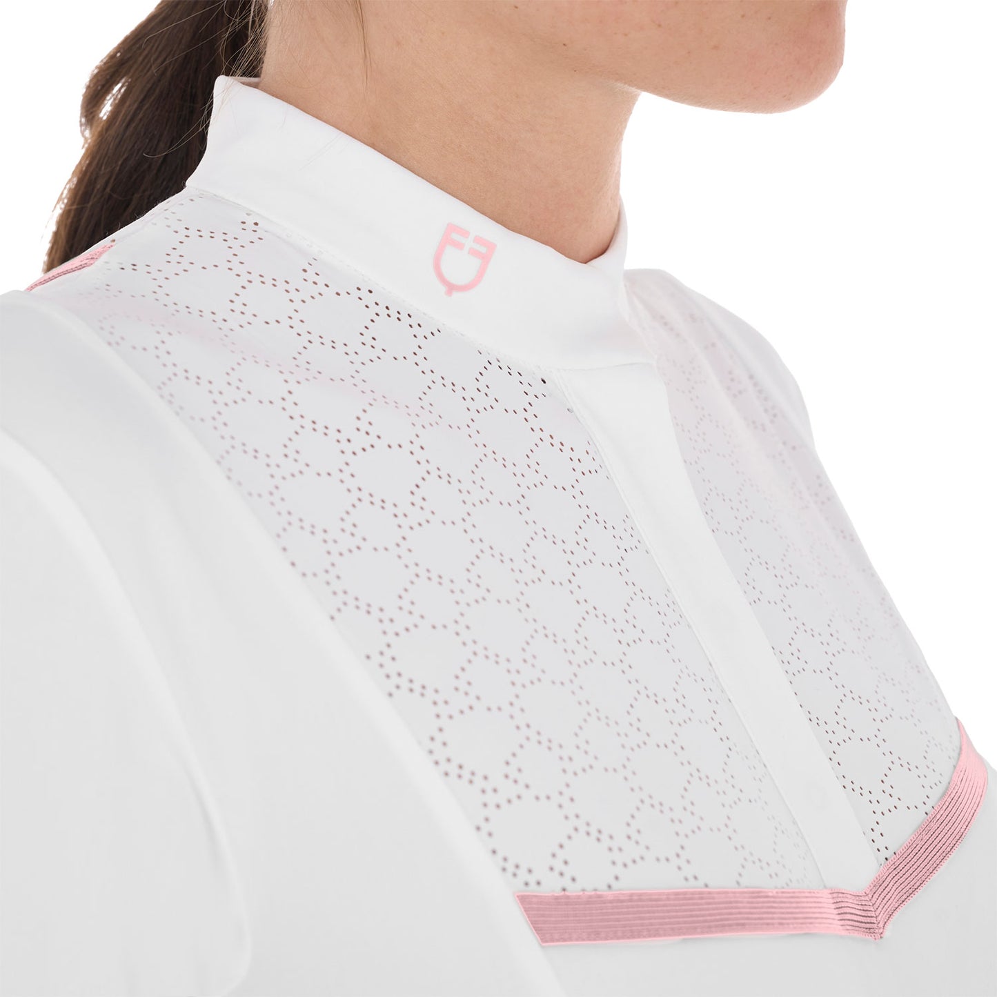 POLO DA CONCORSO CON INSERTI TRAFORATI