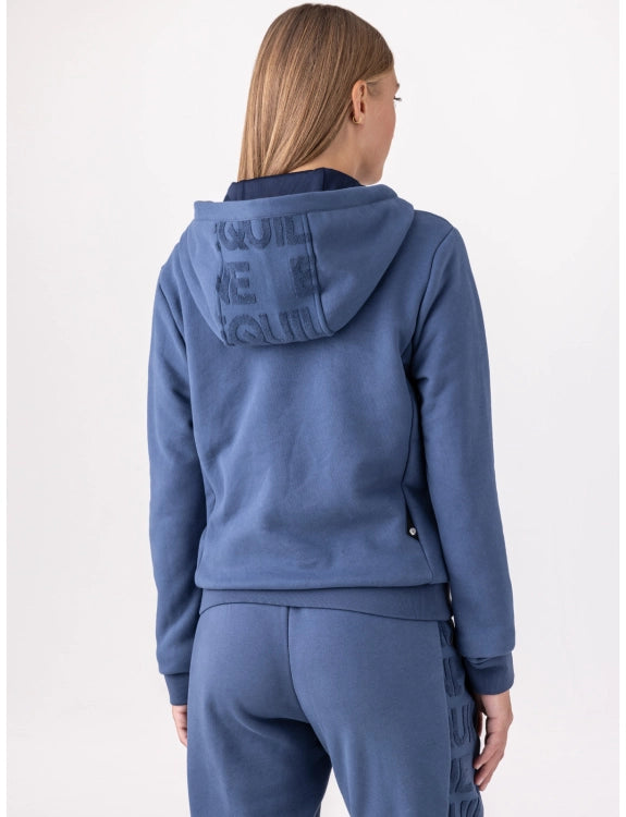 FELPA CON CAPPUCCIO DA DONNA BLUE WING TEAL