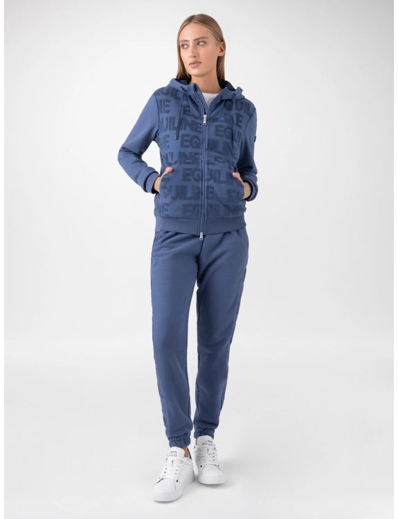 FELPA CON CAPPUCCIO DA DONNA BLUE WING TEAL