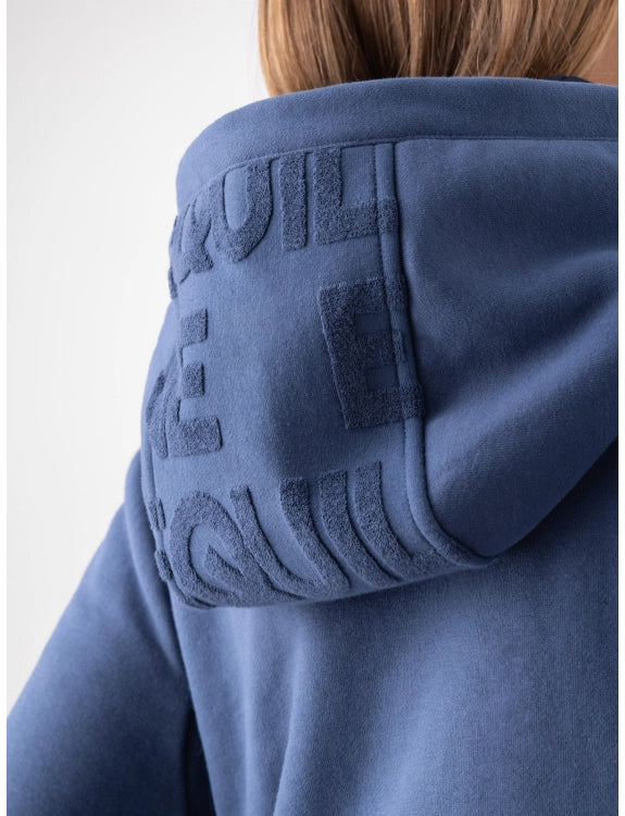 FELPA CON CAPPUCCIO DA DONNA BLUE WING TEAL