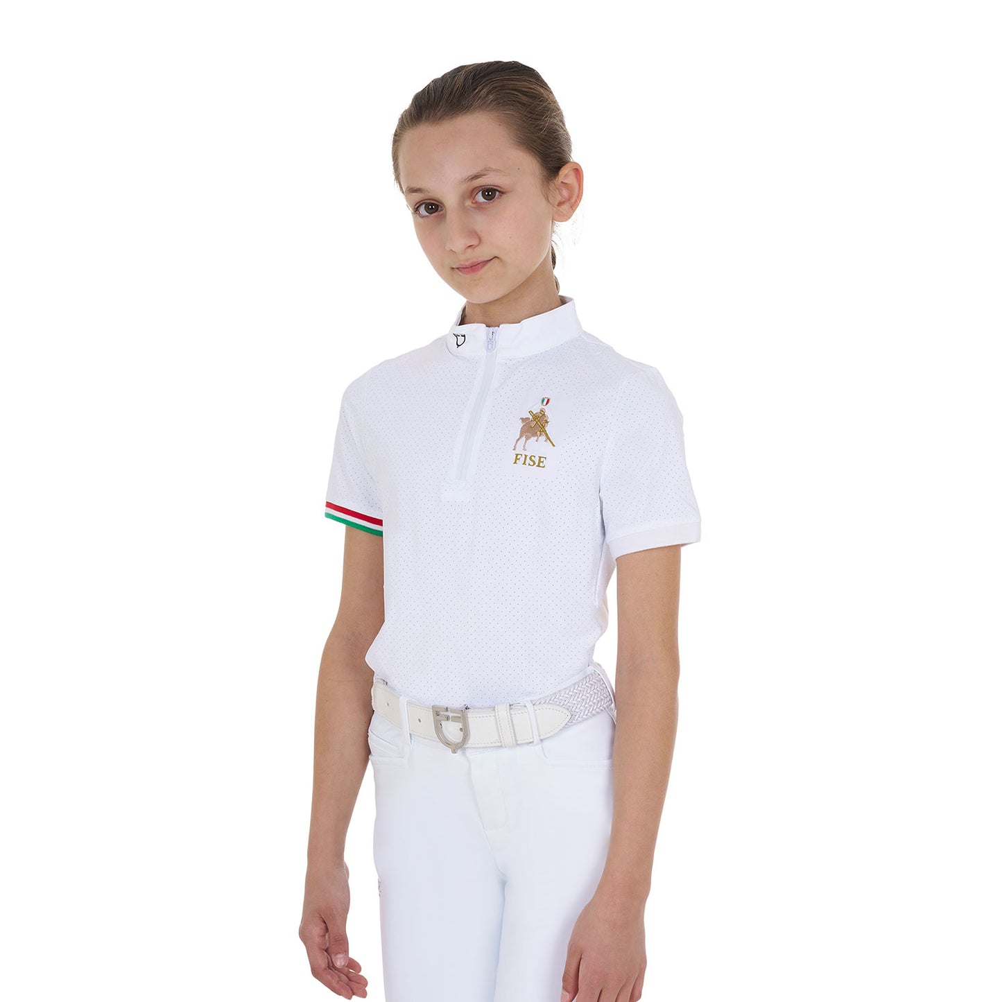 POLO DA CONCORSO CON ZIP