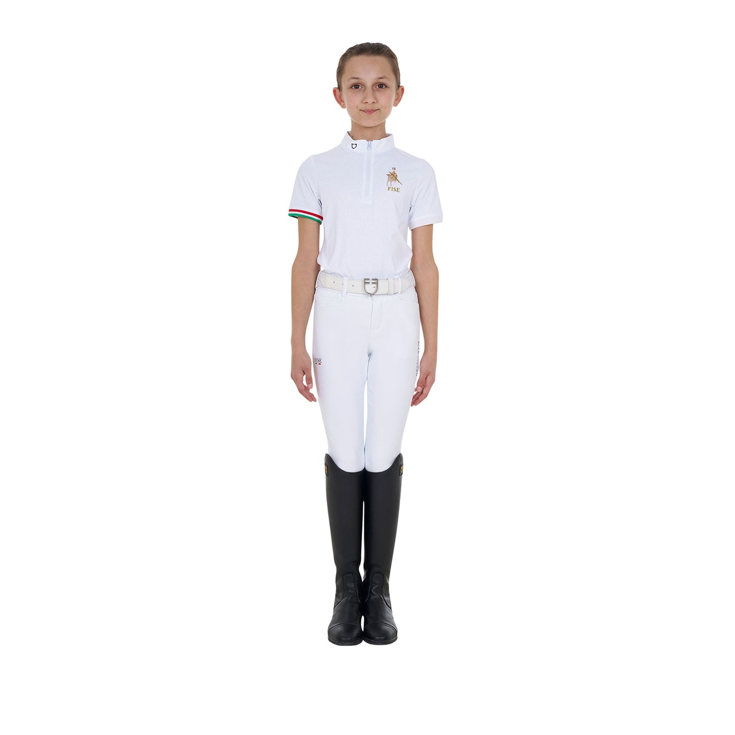POLO DA CONCORSO CON ZIP