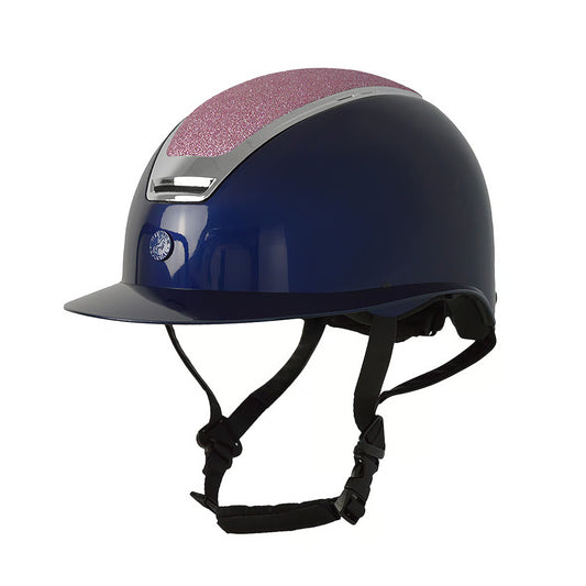 CASCO WINNER CON GLITTER ROSA