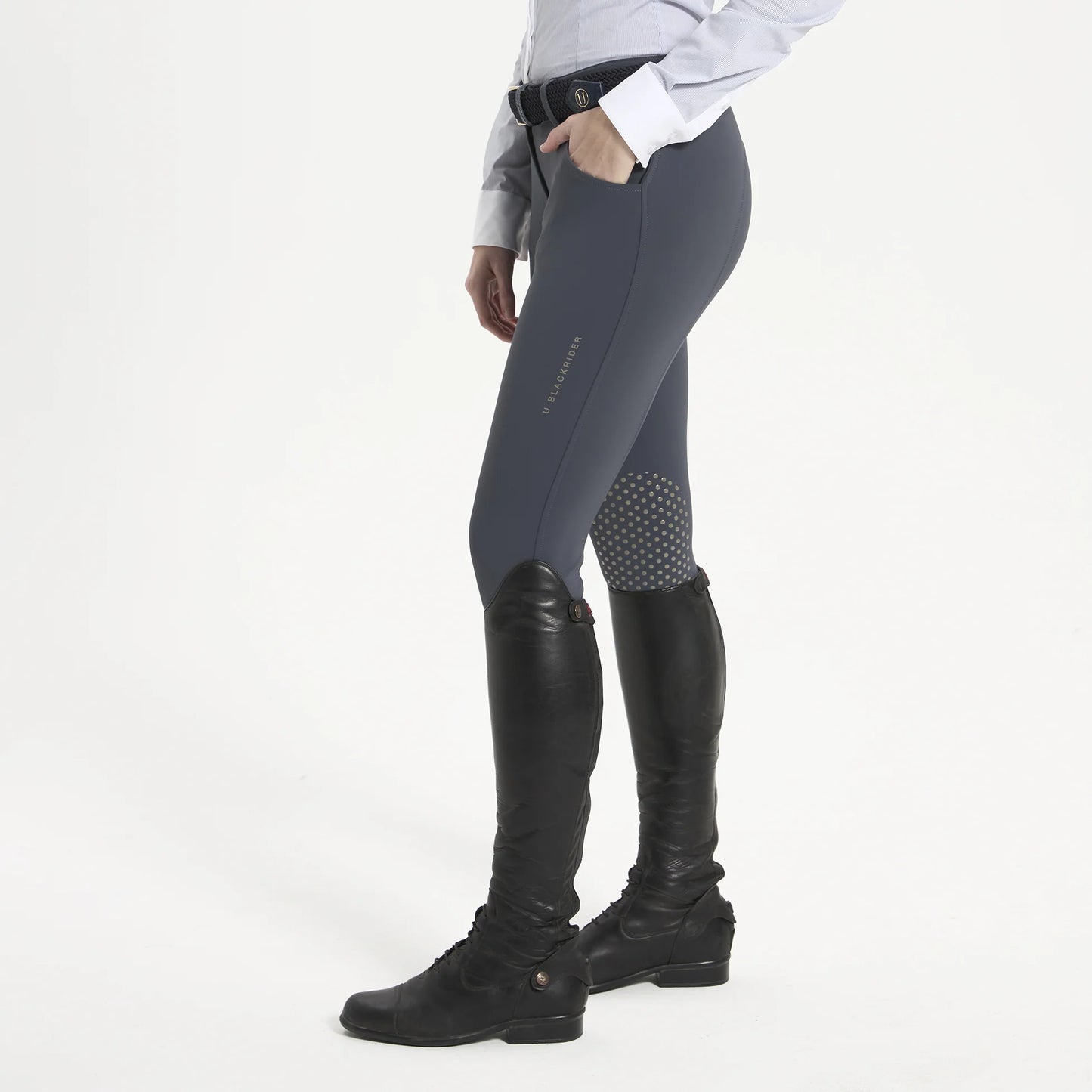 SAPPHIRE - PANTALONI DONNA CON GRIP AL GINOCCHIO