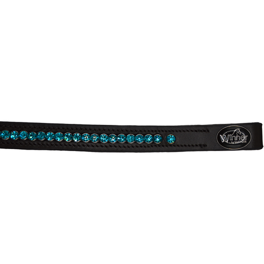 FRONTALINO CON STRASS TURCHESI